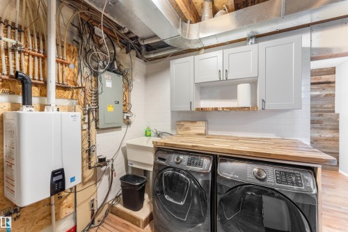 3117 49, Beaumont, AB - Indoor Photo Showing Laundry Room
