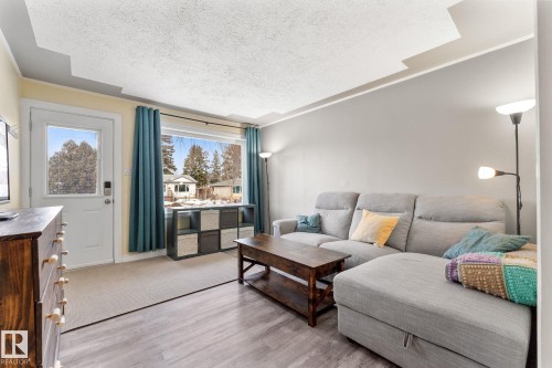 3633 106 Avenue, Edmonton, AB - Indoor Photo Showing Living Room