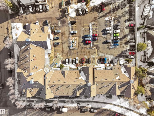 Aerial view of property and surrounding area - 108 5065 31 Avenue, Edmonton, AB -  With View