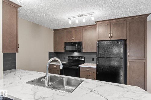 257 7805 71 Street, Edmonton, AB - Indoor Photo Showing Kitchen With Double Sink