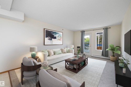 101 4812 51 Avenue, Stony Plain, AB - Indoor Photo Showing Living Room