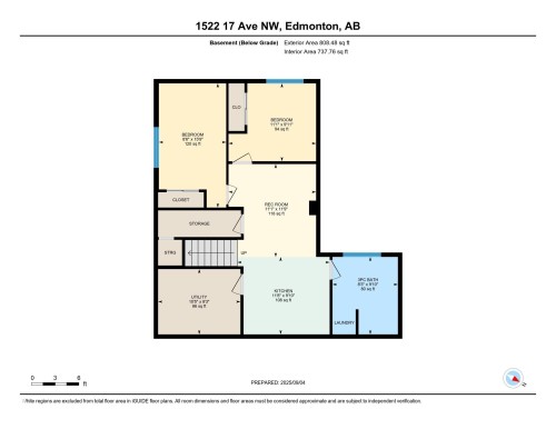 View of room layout - 1522 17 Avenue, Edmonton, AB - Other