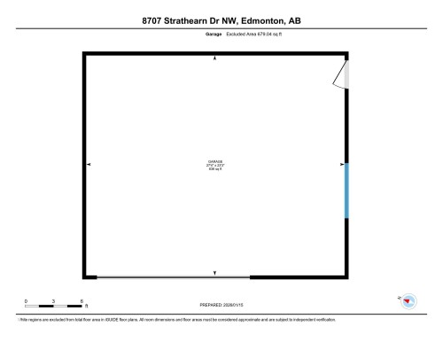 Garage - Fits 3 Vehicles! - 8707 Strathearn Drive, Edmonton, AB - Other