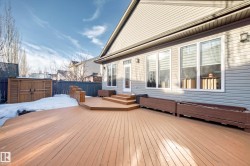 Deck with a storage unit - 