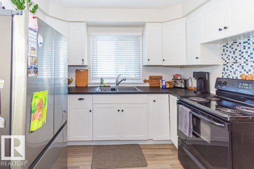 11830 54 Street, Edmonton, AB - Indoor Photo Showing Kitchen With Double Sink