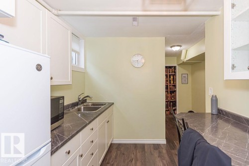 11830 54 Street, Edmonton, AB - Indoor Photo Showing Kitchen With Double Sink