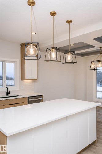 162 Edgewater Circle, Leduc, AB - Indoor Photo Showing Kitchen