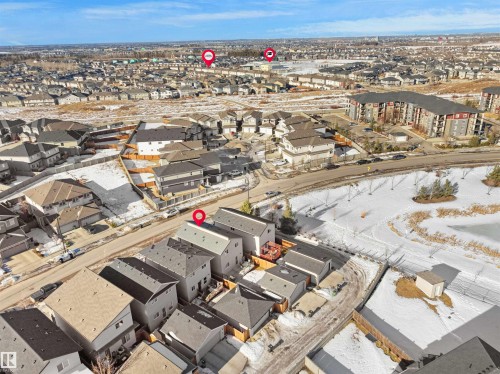 Aerial overview of property's location - 5423 Chappelle Road, Edmonton, AB - Outdoor With View