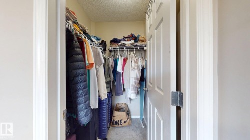 Walk in closet featuring light colored carpet - 1150 37B Avenue, Edmonton, AB - Indoor With Storage