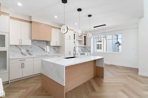 8916 Mayday Way, Edmonton, AB - Indoor Photo Showing Kitchen
