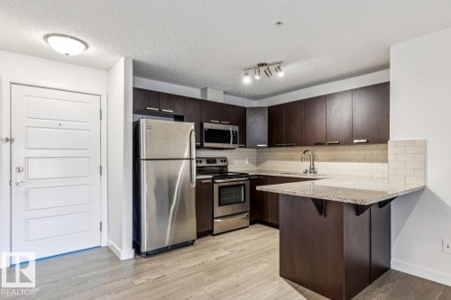 223 14808 125 Street, Edmonton, AB - Indoor Photo Showing Kitchen With Upgraded Kitchen