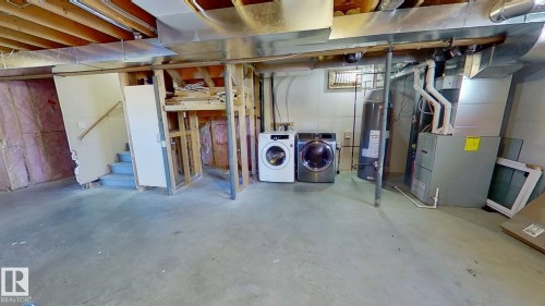 222 Schubert Street, Leduc, AB - Indoor Photo Showing Basement