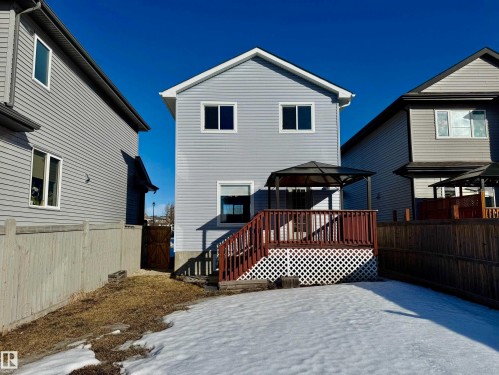 222 Schubert Street, Leduc, AB - Outdoor With Deck Patio Veranda With Exterior