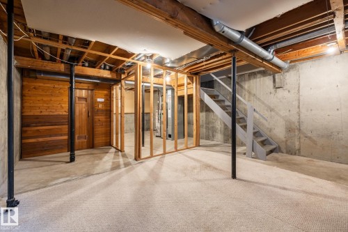 Edmonton, AB - Indoor Photo Showing Basement