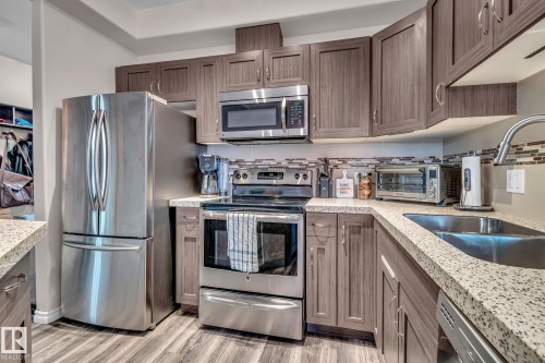 10046 110 Street, Edmonton, AB - Indoor Photo Showing Kitchen With Double Sink