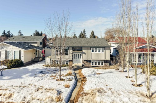 Bi-level home with board and batten siding - 848 Millbourne Road E, Edmonton, AB - Outdoor
