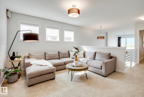 181 Stiles Bend, Leduc, AB - Indoor Photo Showing Living Room