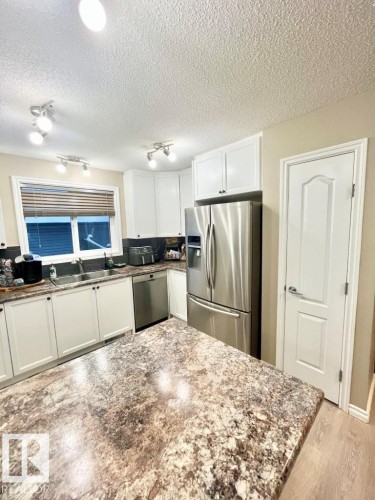 9340 211 Street Nw, Edmonton, AB - Indoor Photo Showing Kitchen With Double Sink