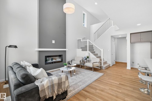 2235 194 Street, Edmonton, AB - Indoor With Fireplace