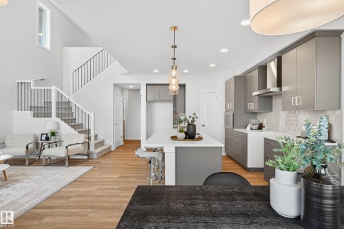 2235 194 Street, Edmonton, AB - Indoor Photo Showing Kitchen With Upgraded Kitchen
