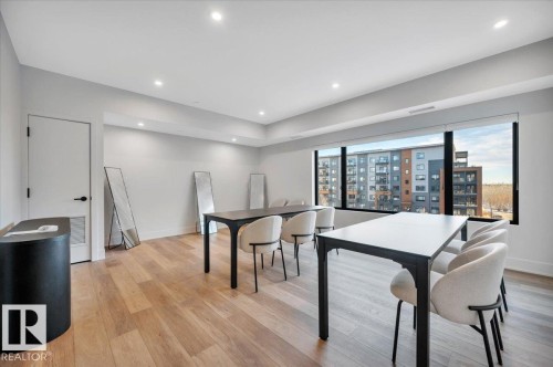 MEETING ROOM - 322 7459 May Common Nw, Edmonton, AB - Indoor Photo Showing Dining Room