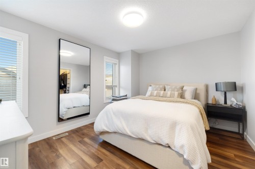 9211 Cooper Crescent, Edmonton, AB - Indoor Photo Showing Bedroom