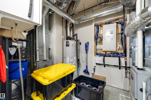 9211 Cooper Crescent, Edmonton, AB - Indoor Photo Showing Basement