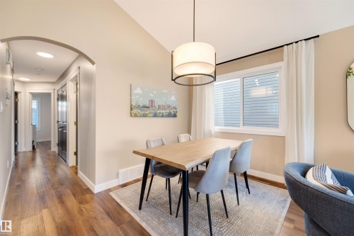 9211 Cooper Crescent, Edmonton, AB - Indoor Photo Showing Dining Room