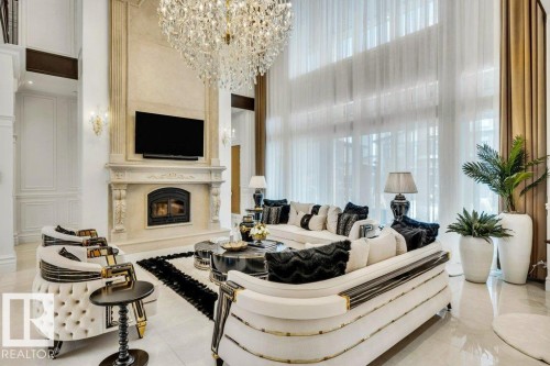 211 Windermere Drive, Edmonton, AB - Indoor With Fireplace