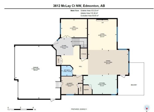 View of floor plan / room layout - 3612 Mclay Court, Edmonton, AB - Other