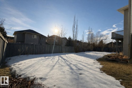 View of fenced backyard - 3612 Mclay Court, Edmonton, AB - Outdoor