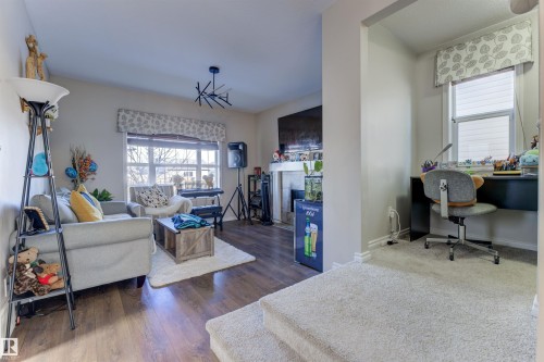 1214 Mcconachie Boulevard, Edmonton, AB - Indoor Photo Showing Living Room
