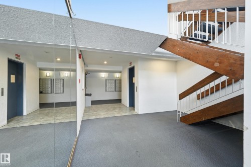 Doorway to property featuring elevator - 302 2624 Mill Woods Road E, Edmonton, AB -  With Exterior