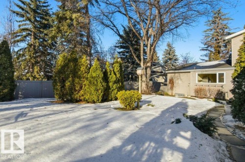 View of yard - 14335 47 Avenue, Edmonton, AB - Outdoor