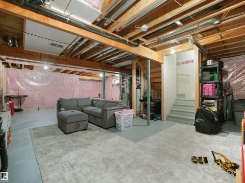 40 Vanderbilt Common, Spruce Grove, AB - Indoor Photo Showing Basement