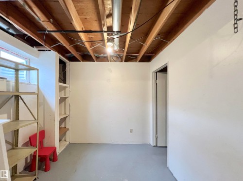 View of basement - 11357 22 Avenue, Edmonton, AB - Indoor Photo Showing Basement