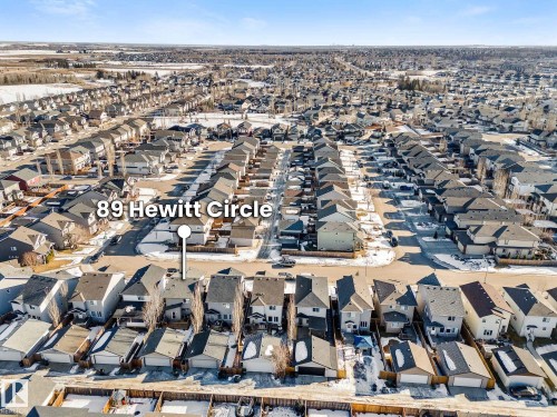 Aerial view of property's location - 89 Hewitt Circle, Spruce Grove, AB - Outdoor With View