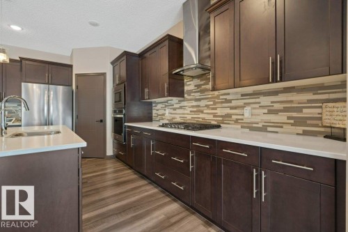 820 177 Street, Edmonton, AB - Indoor Photo Showing Kitchen With Upgraded Kitchen