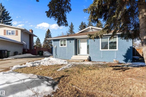 View of front facade with stucco siding - 17116 81 Avenue, Edmonton, AB - Outdoor
