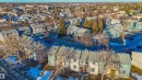 Snowy aerial view featuring a residential view - 14225 32 Street, Edmonton, AB  - Outdoor With View 