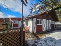 View of side of home featuring a storage unit - 5314 57 Street, Cold Lake, AB  - Outdoor 