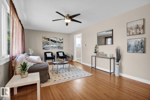 Upper 4803 103 Avenue, Edmonton, AB - Indoor Photo Showing Living Room