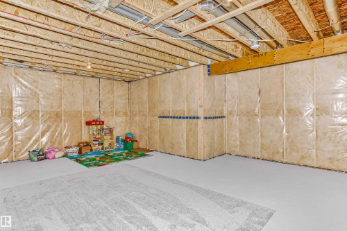 View of unfinished below grade area - 3108 158 Street, Edmonton, AB - Indoor Photo Showing Basement