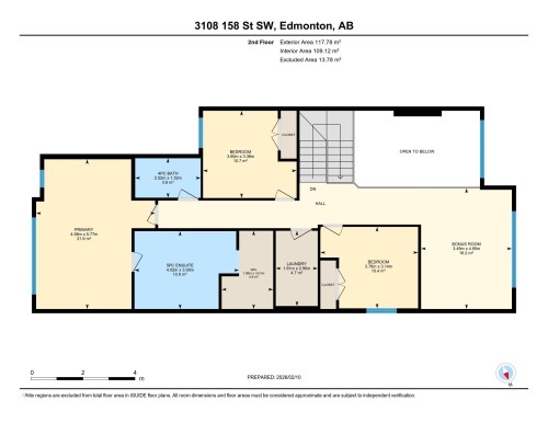 View of home floor plan - 3108 158 Street, Edmonton, AB - Other