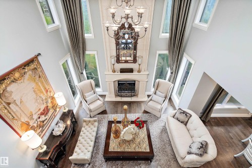 3054 Watson Landing Sw, Edmonton, AB - Indoor With Fireplace