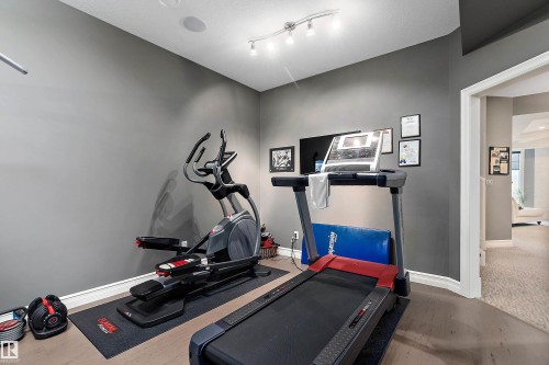 3054 Watson Landing Sw, Edmonton, AB - Indoor Photo Showing Gym Room