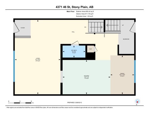 View of property floor plan - 4371 46 Street, Stony Plain, AB - Other
