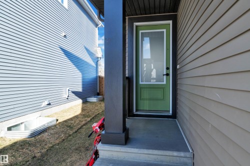 View of exterior entry - 1822 Collip View View, Edmonton, AB - Outdoor With Exterior