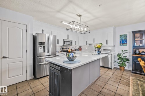 120 278 Suder Greens Drive, Edmonton, AB - Indoor Photo Showing Kitchen With Stainless Steel Kitchen With Upgraded Kitchen