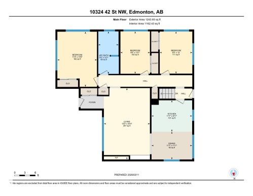 View of home floor plan - 10324 42 Street, Edmonton, AB - Other